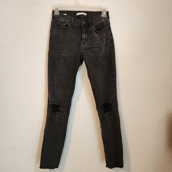 Pac Sun High-Rise Jeggings Skinney Distressed‎ Raw Hem, Size 23 - Picture 1 of 9
